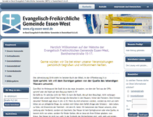 Tablet Screenshot of efg-essen-west.de